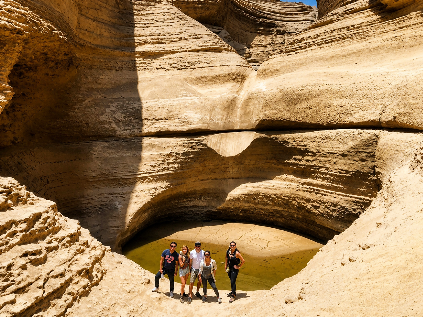 Wide view inside Ca&ntilde;on de los Perdidos near Ica