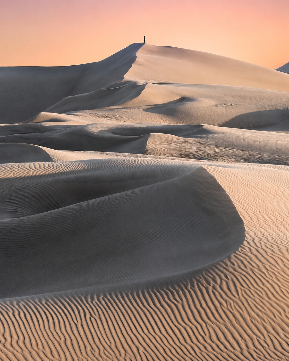 Placeholder desert landscape under open sky