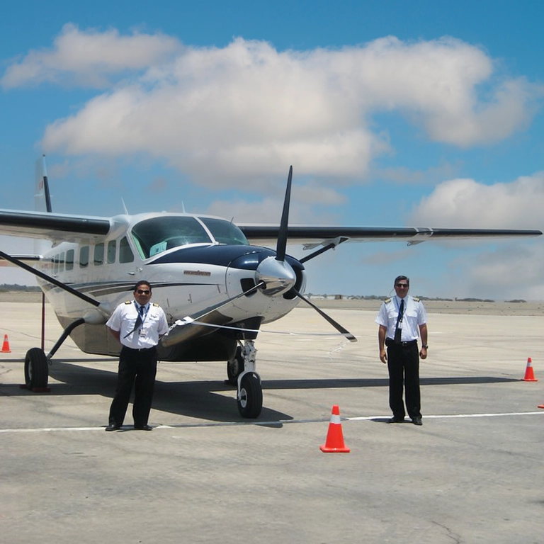 Aircraft used for Nazca Lines flights from Pisco