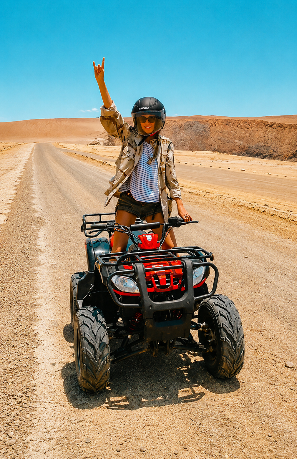 Quad ATV route through the Paracas National Reserve